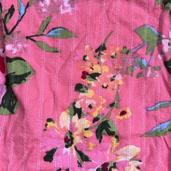 Zunie Floral Flutter Sleeve Dress 7 8 medium - Picture 2 of 6